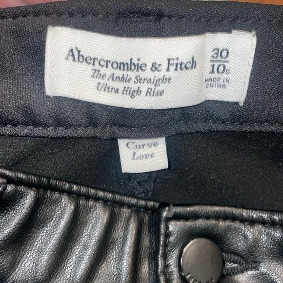 Curve Love Abercrombie Leather Pants - Picture 4 of 4